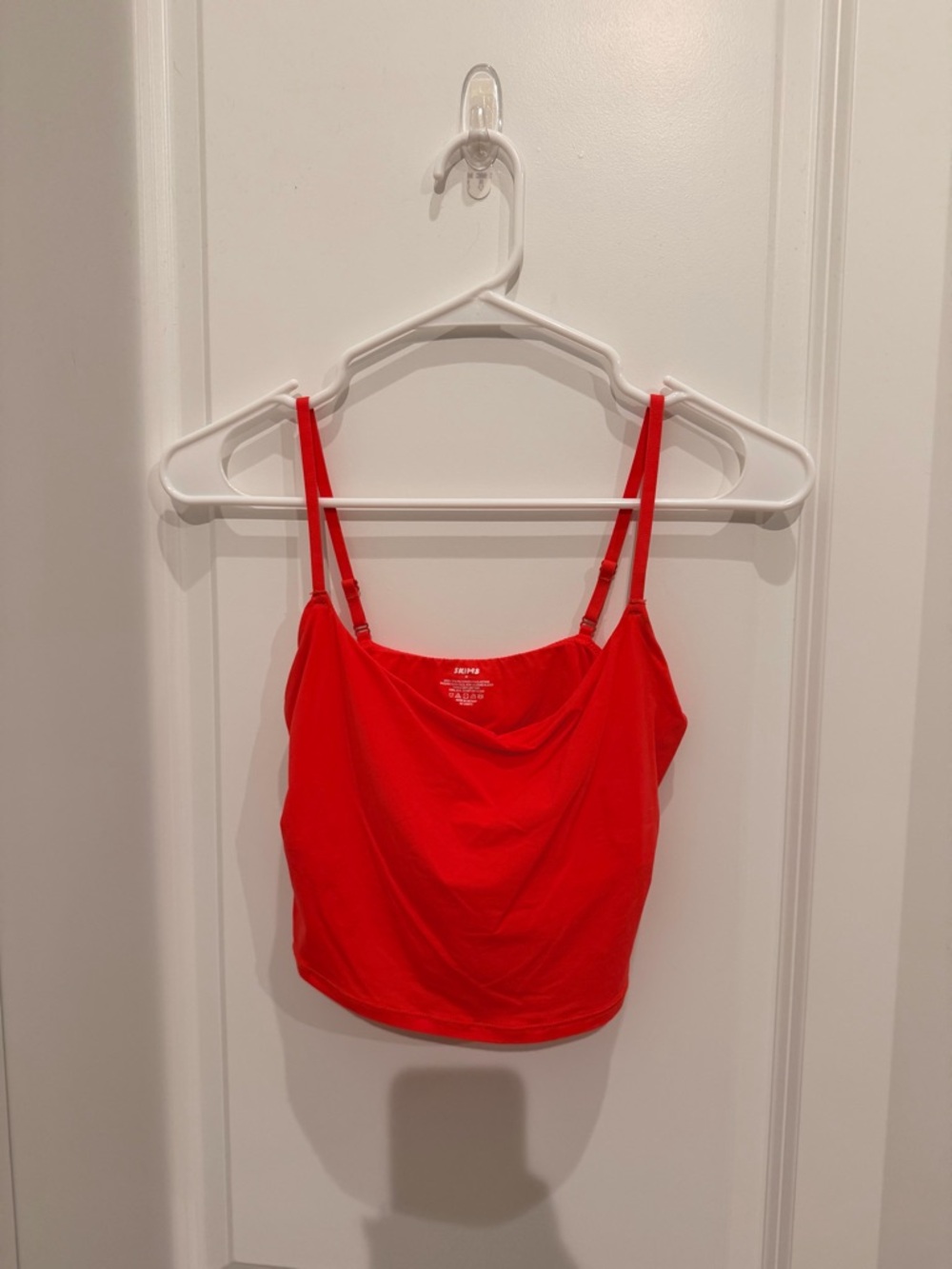 SKIMS Red Adjustable-Strap Cami